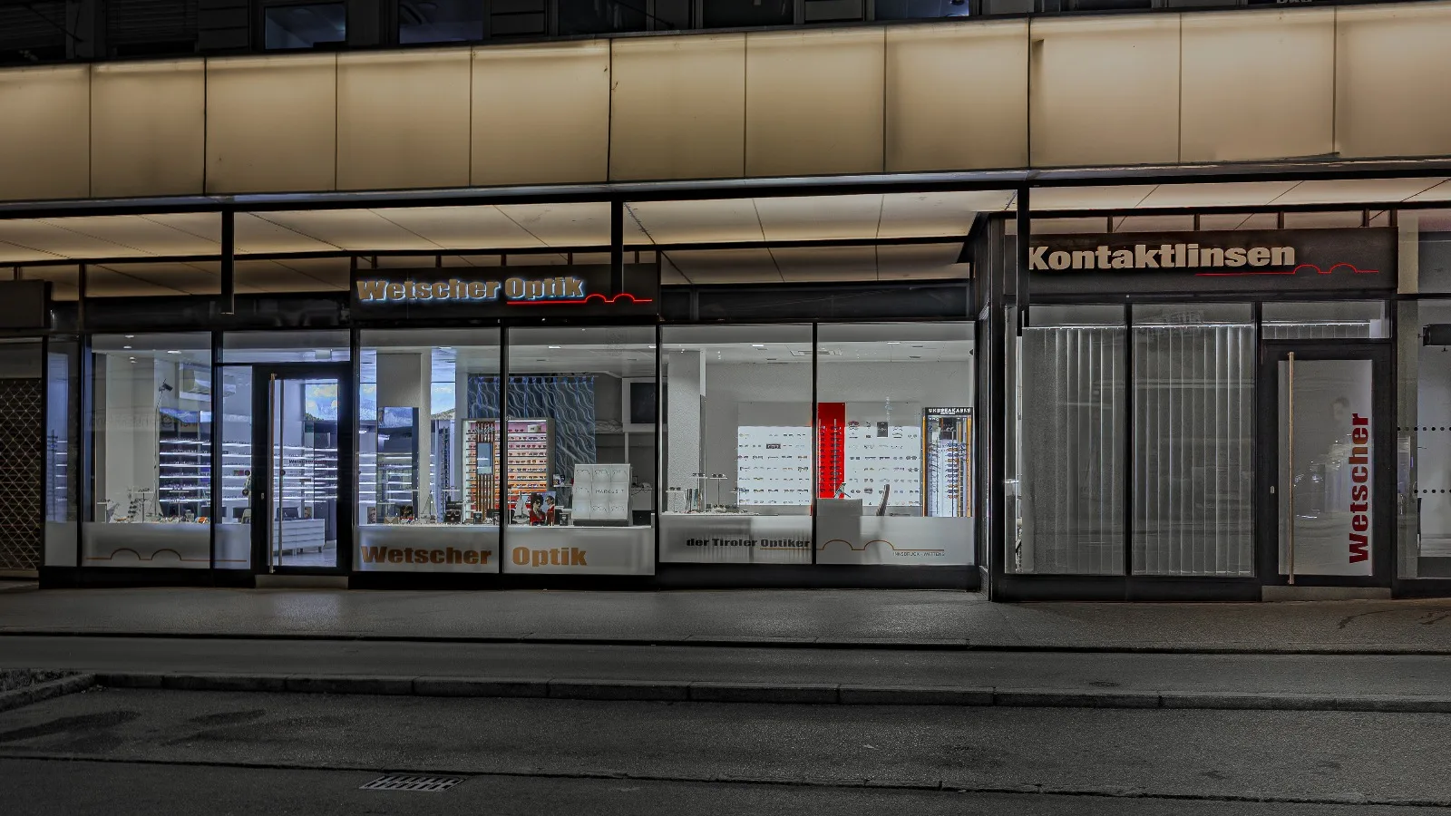 Wetscher Optik Innsbruck – Geschäft